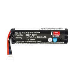 Xsplendor Replacement Battery for DATALOGIC GBT4400 GBT4430 GM4100 GM4100-BK-433Mhz GM4130 GM4400 GM4430GRYPHON GM4100 RBP-GM40 Part NO RBP-4000 128000894