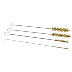 PRO SOURCE 4-Piece Brass-Bristle Mini Scratch Brush Set: 1/8