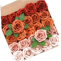 Ling's moment Artificial Flowers, 25Pcs 3