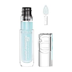 L'Oreal Paris Plump Ambition pH Hyaluron Lip Oil, Color Shifting Lip Tint with 24HR Hydration, Volumizing Shine and Lasting Color, 010 pH Cristal Ice