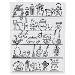 Hero Arts CG882 Kitchen Shelf Background Cling Stamp