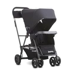 Joovy Caboose Ultralight Graphite Stroller, Sit and Stand, Tandem Stroller, Black
