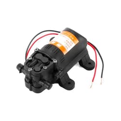 Wrtgerht Mini Power Small Pump 12V 70PSI Agricultural Electric Water Pump Black Micro High Pressure Diaphragm Water Sprayer (Voltage : 12V)