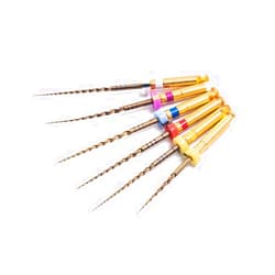 DENTIMICA Endodontic Dental Endo Files Rotary NITI Controlled Memory Files X-Pro Gold Taper Tips F1/F2 /F3 /SX /S1 /S2 (Assorted 21MM)