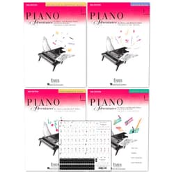 Faber Piano Adventures Piano Adventures Level 1 2nd Edition Bundle Set By Nancy Faber - Lesson, Theory, Performance, Technique & Artistry Books & Juliet Music Piano Keys 88/61/54/49 Full Set Removable Sticker