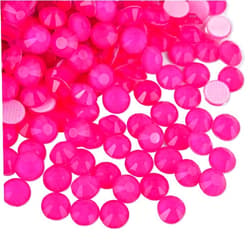 Blinginbox Hotfix Rhinestones,1440pcs Hot Fix Rhinestones for Crafts,Clothes,Decoration,Rose Neon SS10