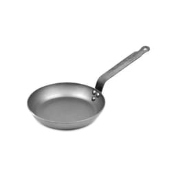 Mauviel M'Steel Black Carbon Natural Nonstick Frying Pan With Iron Handle, 7.9-in, Suitable For All Cooking Surfaces, Made in France