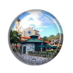 Weekino Crystal Fridge Magnets West Palm Beach Florida‎‎ USA Travel Souvenir Funny Sticker for Gift Home Decoration Office Whiteboard