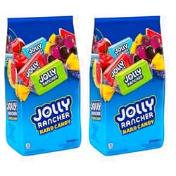 JOLLY RANCHER Assorted Fruit Flavored, Hard Candy Bulk Bag, 5 lb (360 Pieces) (Pack of 2)