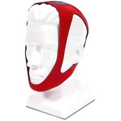 Bistras Ruby Style Adjustable Chin Strap for Cpap Users Anti Snoring Chin Strap Effective Sleep Aid Device Great Sleeping Solution for Men and Women Keeps Mouth Closed While Sleeping (Large/ex-Large)