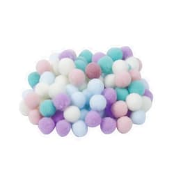 GUAFEIH 20mm100PCS Mini Fluffy Soft Pom Poms Pompoms Ball Handmade Wedding Christmas Decor DIY Sewing Craft Supplies
