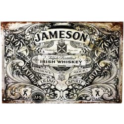 AMELIA SHARPE Metal Sign Jameson Whiskey Beer tin Sign Vintage Bar Man cave Garage Kitchen Home Wall Decoration Art Sign 12 X 8 Inch