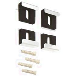 CR Laurence CRL Bright Chrome Quartet Mirror Clamp Set - Dallas Design - Set