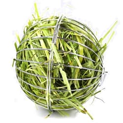 Tfwadmx Rabbit Hay Feeder, Grass Play Hay Ball Chew Toy Stainless Steel Food and Grass Frame Bowls, Small Animals Hay Manger Dispenser for Hamsters Gerbils Chinchillas Guinea Pigs
