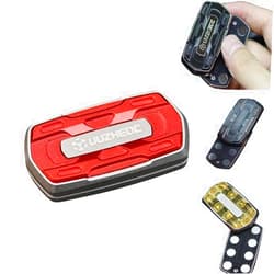 Forauzon 2024 New Stress Relief Slider Toys, Fidget Slider, Fidget Toys for Adults, Four Stress Relieving Playstyles Effectively Relieve Anxiety, Depression, Autism and ADHD(Red)