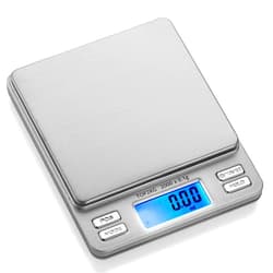 Smart Weigh Digital Pro Pocket Scale 2000g x 0.1 Grams Precise Weighing Professional Weight Food Ounces & Grams Mini Kitchen Jewelry Portable Herb Pocket Scale, Hold and Counting Function Back-Lit LCD