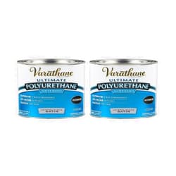 Varathane 200241H-2PK Water-Based Ultimate Polyurethane, Quart, Satin, 2 Pack