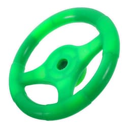 TOYANDONA Playground Steering Wheels Accessories Plastic Swingset Steering Wheel Pirates Ships Steering Wheel Playset for Outdoor Backyard Treehouse Playground Jungle Gym Green, 16.50X16.50X4.00CM
