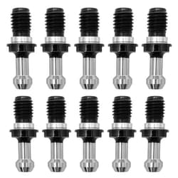 QWORK 10Pcs CAT40 45°Pull Stud Retention Knob for HAAS CAT 40 CNC Tool Holder Replace# 202-5925