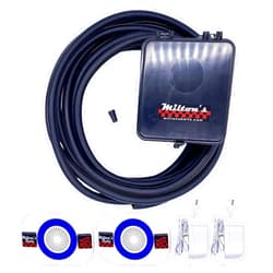 MILTON'S BELLS Milton’s Bells Long-Range Driveway Alarm - Dual Wireless Chimes Kit, with 25’ Hose, Transmitter and Two Volume Control Chimes