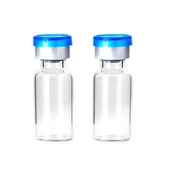 DIELLY 10 Pcs 10ml Glass Bottle,Sterile Transparent Vial,Seals Empty Vials, Lab Sample Vial, Empty Vials with Self Healing Injection Port,With Flip Off Aluminum Cap (10) A Packaging