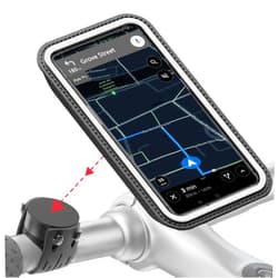 Shapeheart Magnetic Bike Phone Holder | Anti Vibration | Waterproof Phone Holder for Bike | 360° Orientation