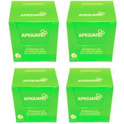 Shadwins Apiguard Four Boxes of Ten 50g Trays - 2 Trays per hive Recommended (40) - for Control of Varroa Mites in Honey Bee Hives