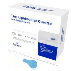 Bionix - Lighted CeraSpoon Ear Curette Tool, Earwax Removal Tool, Helps Remove Wax Buildup, Safe Earwax Removal, Convenient & Easy-to-Use, Ideal for Healthcare Providers, Single-Use (52 Piece Set)