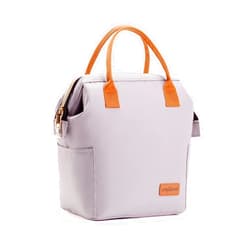 ONFAON Lunch Bag for Women, Insulated Reusable Lunch Box Leakproof Cooler Tote Bag Freezable with Adjustable Shoulder Strap for Work Office Beach Picnic(Grey)