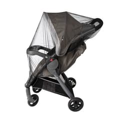 Nuby Mosquito Netting for Baby Stroller and Carrier for Protection, Fits Most Brands of Strollers, Infant Carriers, Carriages, and Bassinets in Black