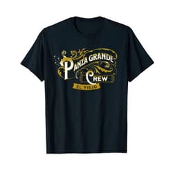 Viejo Mas Chingon Shirts and Gifts Mens PANZA GRANDE CREW El Viejo Clasico T-Shirt