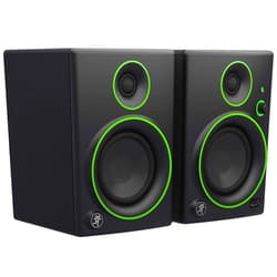 Mackie Studio Monitor, Black w/Green Trim, 4-inch (CR4BT)
