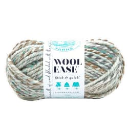 Lion Brand Yarn Wool-Ease Thick & Quick Yarn, Soft and Bulky Yarn for Knitting, Crocheting, and Crafting, 1 Skein, Seaglass