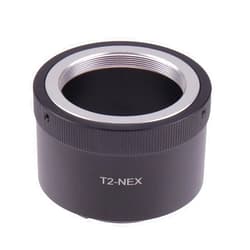 FocusFoto T2 T Mount Lens to NEX E-Mount Adapter Ring for S0NY NEX-7 A9 A7 A7S A7R II III A7 Mark IV A9II A7RV A7RIV A7C A1 A6100 A6300 A6600 A6500 A6400 ZV-E10 Mirrorless Camera Body