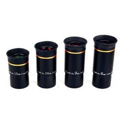 SVBONY Telescope Eyepiece Fully Multi Coated 1.25 inches Telescope Lens 66 Degree Ultra Wide Angle HD Telescope Accessory (6mm 9mm 15mm 20mm)