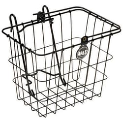 Wald 114 Compact Front Quick Release Bicycle Basket (11.75 x 8 x 9, Black)