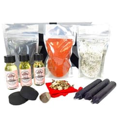 Art of the Root, Ltd. Uncrossing & Protection 3 Spell Ritual Kit for for Curses, Hexes, Jinxes & Negativity for Wiccan, Pagan, Conjure & Magic Rituals