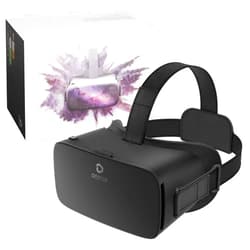 DESTEK V5 VR Headset for Kids, 110° FOV VR Goggles, Eyes Protected Anti-Blue HD Lenses Virtual Reality Headsets for iPhone 17/16/15/14/13/12/11, Android Phone - Black