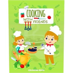 Lachlan Anderson Cooking With Friends: Coloring Book For Kids