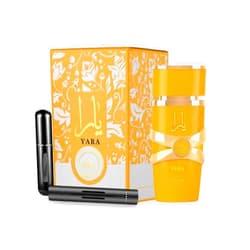 JUSPIT Bundle Lattafa Yara Touch Eau De Parfum for Women Perfume Gift set, 3.4 Fl Oz, bundle with Car Fresheners, Travel Atomizer