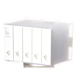 GULAKI Durable CD Case 5 Pack, Case for Diskettes Slim Single Disc Clear Plastic Cases