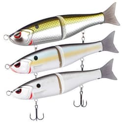Bassdash SwimShad Glide Baits Jointed Swimbait Bass Pike Salmon Trout Muskie Fishing Lure,3-Pack