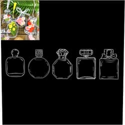 SCSQI World in Bottle-Making Stunning Herbarium, 2024 New Dried Flower Bookmarks Kit, DIY Handmade Botanical Specimen Bookmark, Transparent Dried Flower Bookmarks, Flower Bookmark Maker (12-20PCS)