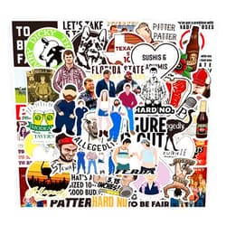 ANGUJC 50pcs Letterkenny Stickers,Funny TV Show Vinyl Stickers Waterproof Trendy for Laptop Hydro Flask Water Bottle Helmet Skateboard Luggage