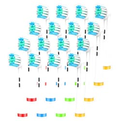 ELFIN Replacement Toothbrush Heads Compatible with Oral B Braun, 16 Pcs Professional Electric Toothbrush Brush Heads Compatible with Oral B Replacement Heads Refill 7000/Pro 1000/9600/500/3000/8000