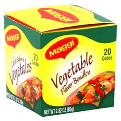 Maggi Veggie Bouillon Cube 2.82 OZ(Pack of 4)