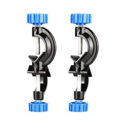 StonyLab 2-Pack Adjustable Bosshead Clamp Holder, Lab Heavy Duty Boss Head Clamp Holder Aluminum Alloy Body, up to 16mm Rods for Laboratory Use