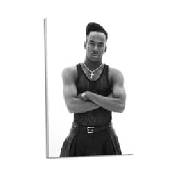 ZAFONI Bobby Brown Poster Singer Poster Music Poster Star Poster Poster Music Album Cover Poster Wall Art Decor Canvas Poster for Bedroom Artistic Poster Decoration Frame-style 08x12inch(20x30cm)