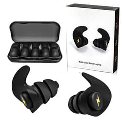 PDTXCLS Ear Plugs for Sleeping Noise Cancelling,6 Pairs Comfortable Silicone Sound Blocking Earplugs, Washable Reusable Earplugs for Sleeping, Study,Work, Snoring, Shooting, Concerts