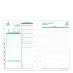 Franklin Covey FranklinCovey - Original Two Page Per Day Ring-Bound Planner (Classic, Apr 2025 - Mar 2026)